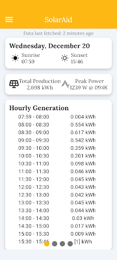 Android application SolarAid screenshort