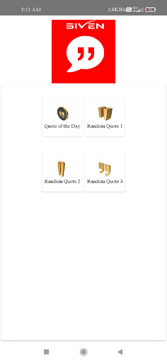 Android application Quote of the Day: Daily Quotes screenshort