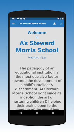 Android application A's Steward Morris School screenshort