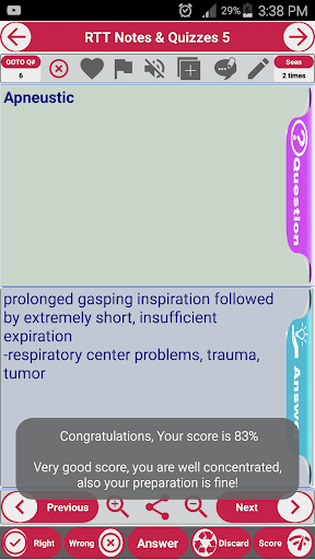 R R T Exam Review Screen 3