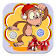 Monkey Bubble Christmas icon