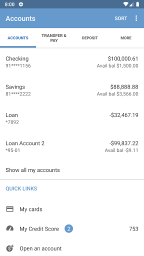 Montgomery Bank Mobile Banking Screen 3