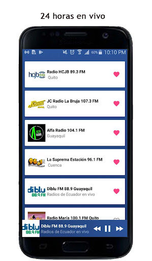 Android application Radio Ecuador screenshort