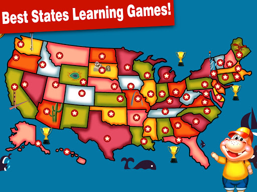 Android application Leaning 50 States & Capitals screenshort