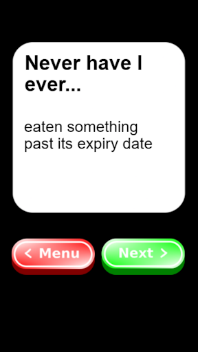 Android application Never Have I Ever Game screenshort