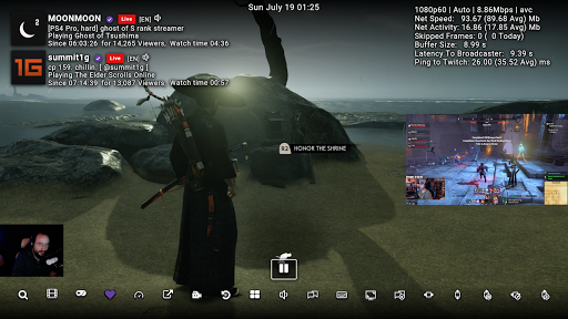 SmartTV Client for Twitch Screen 3