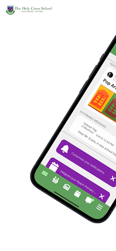 Android application The Holy Cross School App screenshort