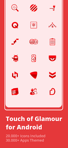 Red Topaz - Icon Pack Screen 2