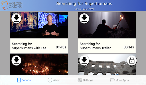 Android application Superhumans with Lee Holden screenshort