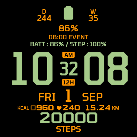 IWF AllNew Digi Pro watchface