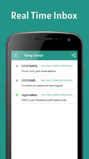 Temp Email - Temporary Emails Screen 3
