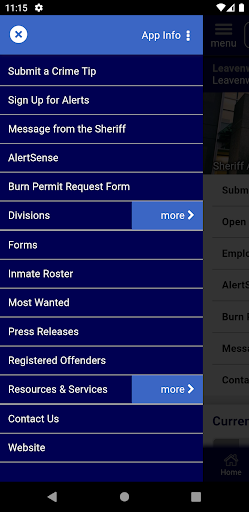 Leavenworth County KS Sheriff Screen 2