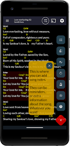 OpenSongApp - Songbook Screen 2