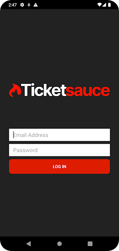 Android application Ticketsauce Check-In Lite screenshort