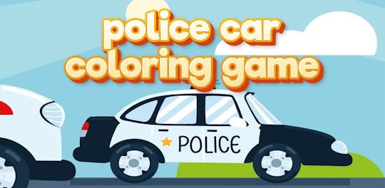 Police Car Coloring Game