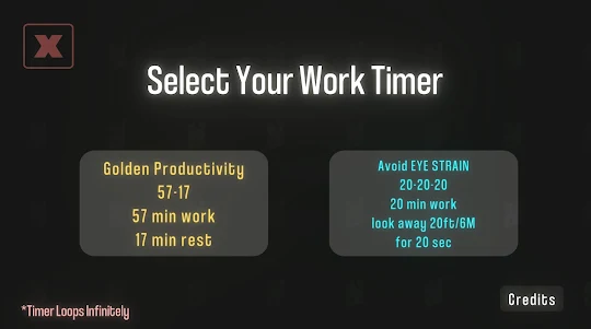 Work-Rest Timer