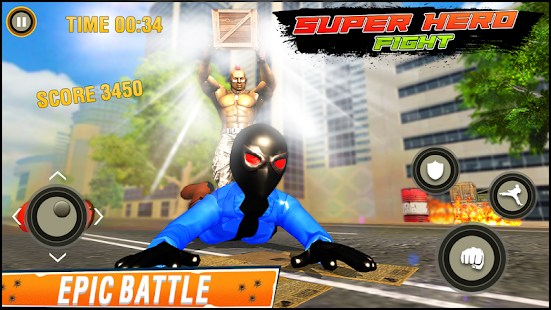 Super Hero fight game : spider boy fighting games Varies with device screenshots 12