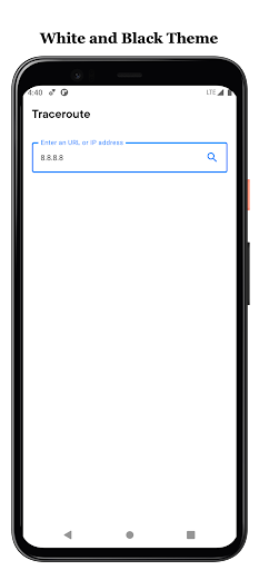 Android application Traceroute screenshort