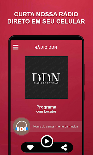 Android application RÁDIO DDN screenshort