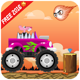 Jungle pink car Racing 2016 icon