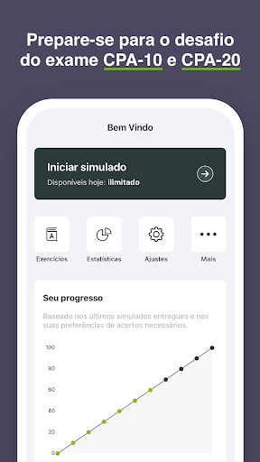Android application Simulados CPA screenshort