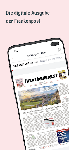 Android application Frankenpost E-Paper screenshort