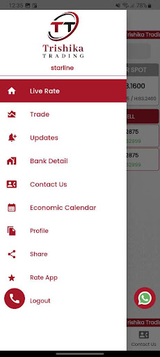 Trishika Trading Screen 2