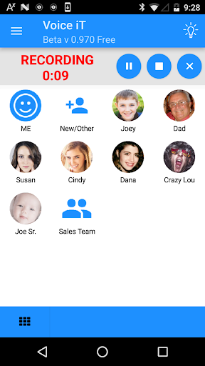 Android application Voice iT - Voice Messenger/Voi screenshort