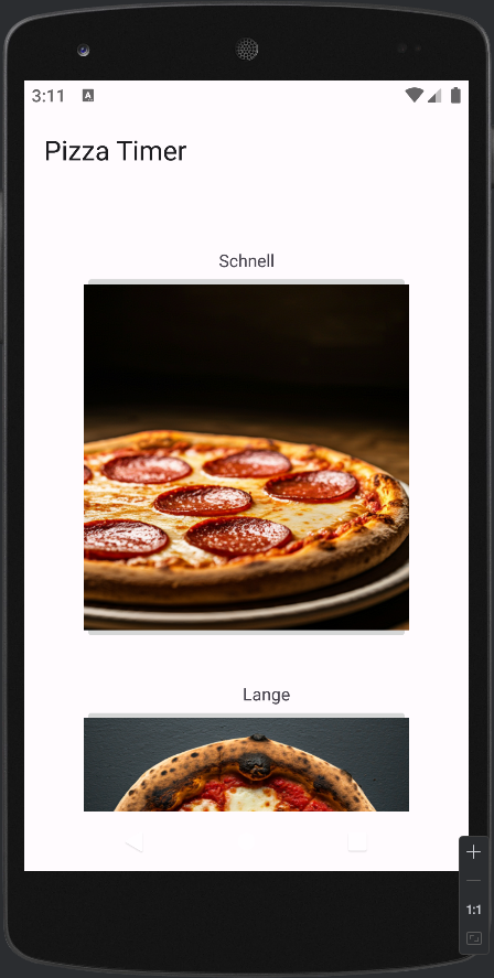 #1. Pizza Timer (Android) Podle: Jens Feddersen