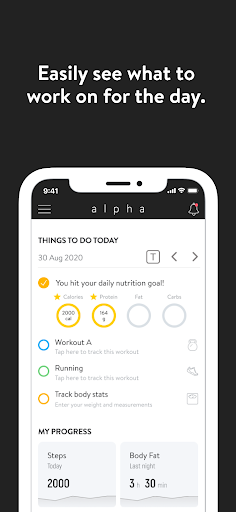 Alpha Movement Specialist Screen 2