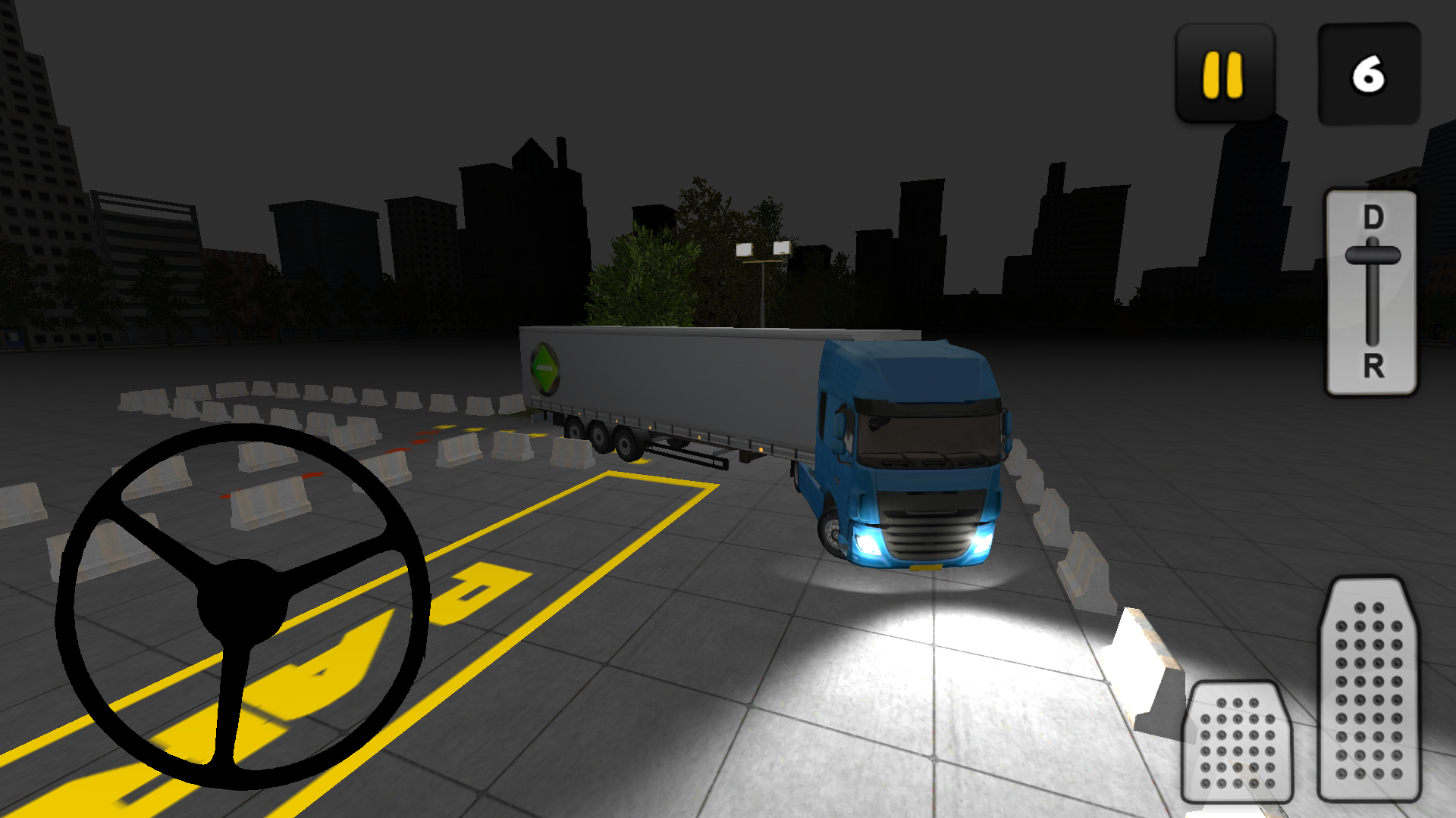 Android application Night Truck Parking 3D screenshort
