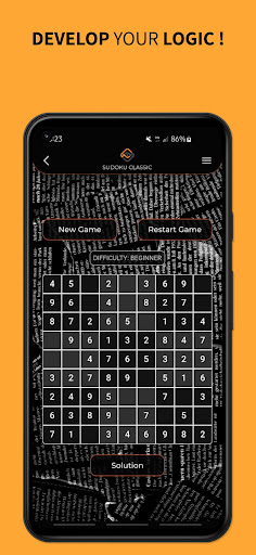 Sudoku Classic Screen 2
