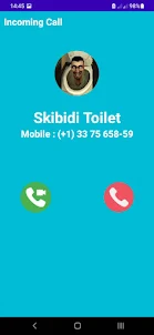 Skibidi Toilet Video Call Fake