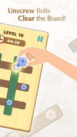 Game screenshot Unscrew Games: Wood, Nut, Bolt hack