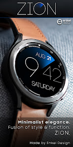Screenshot 2 ZION simple digital watch face android