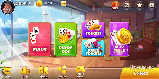 Android application Tongits screenshort