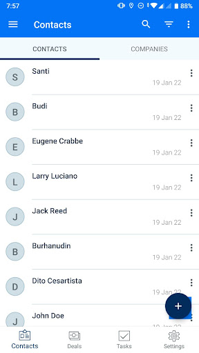 Android application Qontak Internal screenshort