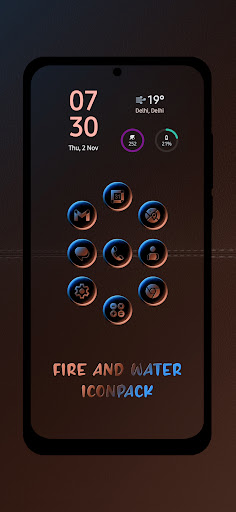Screenshot of Fire and Water Icon Pack