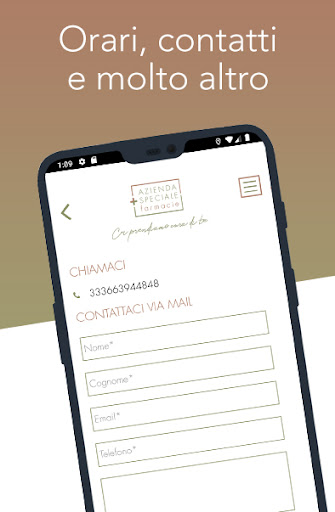 Android application Azienda Speciale Farmacie screenshort