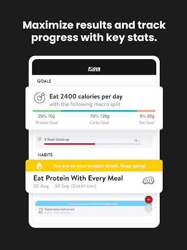 Screenshot of Focus Fitness Club