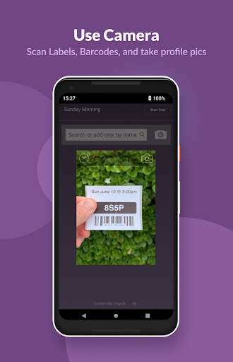 Screenshot of Planning Center Check-Ins