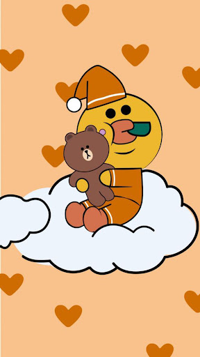 Cute Cartoon Bear Wallpaper