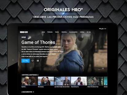 HBO GO ® Películas y series originales. Screenshot
