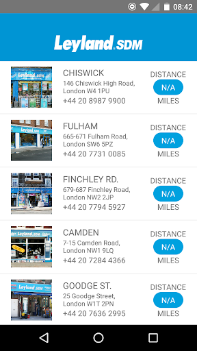 Android application Leyland SDM screenshort