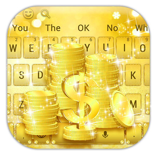 Gold Money Dollar Keyboard Theme