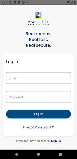 Android application CWSecure screenshort