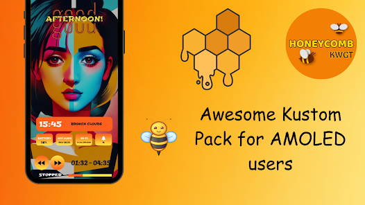 Honeycomb KWGT 1.1.0 APK + Mod (Unlimited money) untuk android
