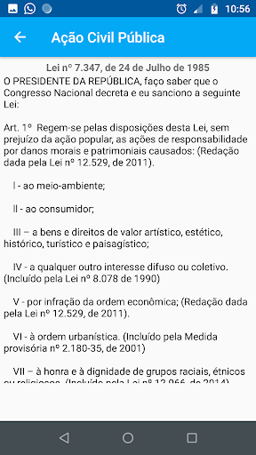 Lei nº 7347 Ação Civil Pública Screen 2
