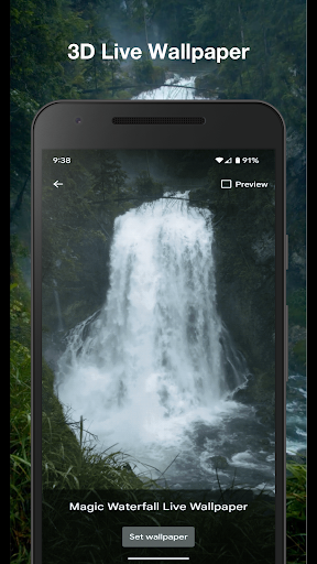 Android application Magic Waterfall Live Wallpaper screenshort