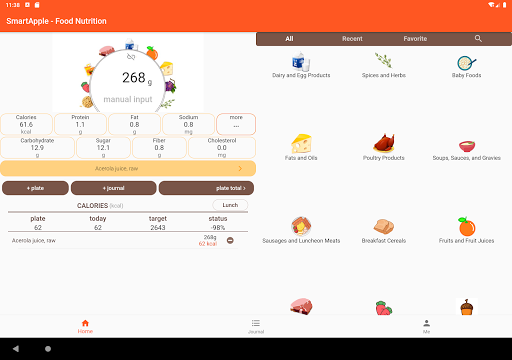 SmartApple - Food Nutrition Screenshot 4 - AppWisp.com